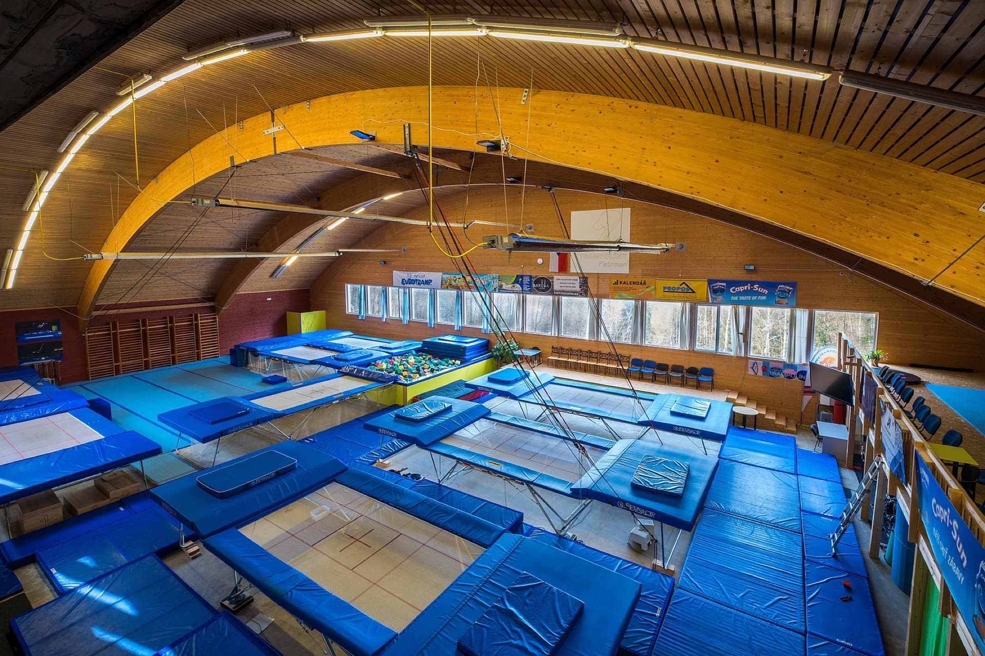 TC Orionka — trampolínová hala Liberec