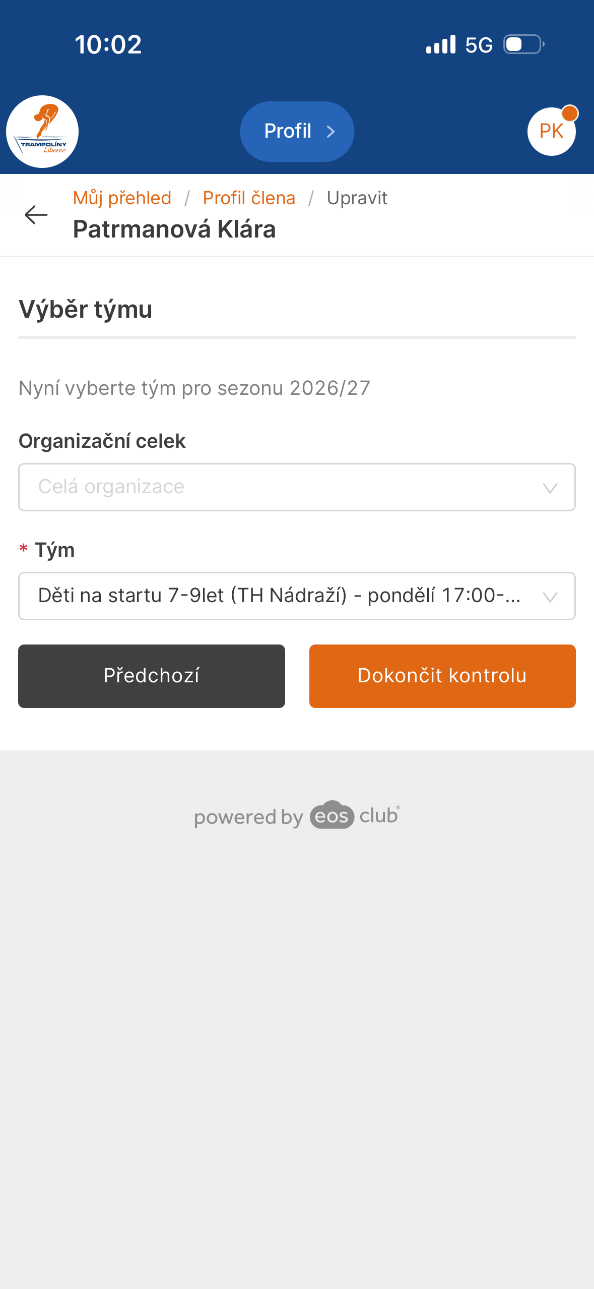 Již jsi členem oddílu?