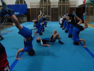 Slovan Liberec - trénink v Trampolínové hale