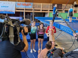 Natáčení pro pořad Lvíčata 9. 5. 2024